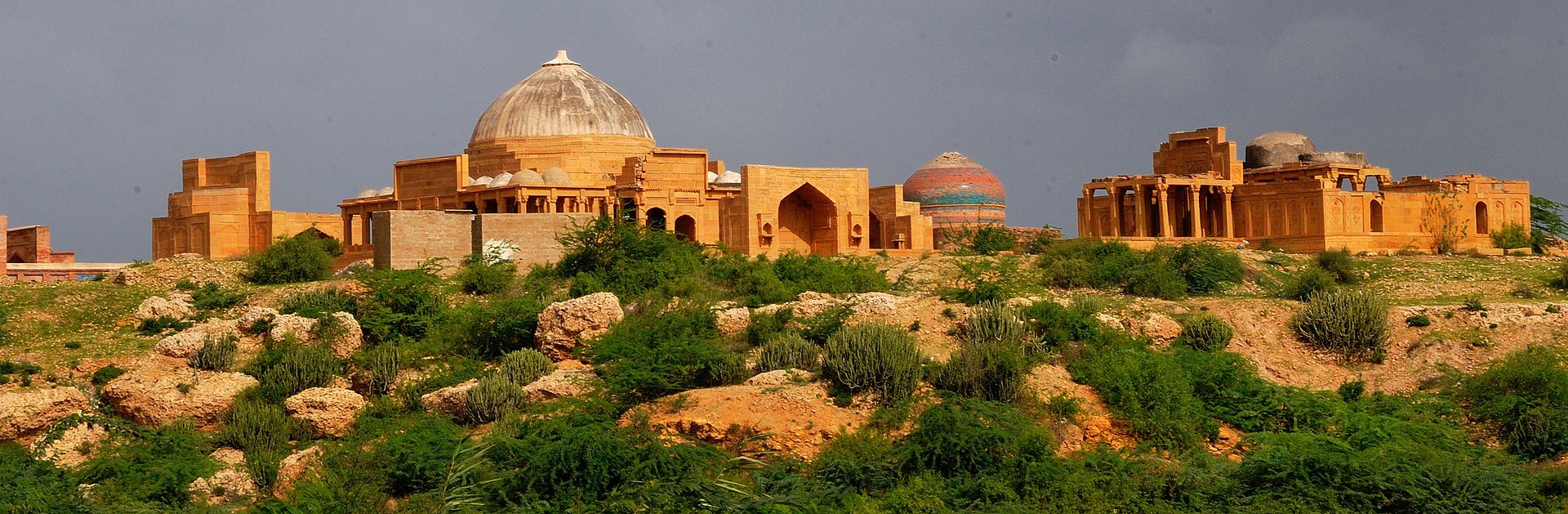 The Makli Necropolis, a vast UNESCO-listed cemetery from the centuries of Islamic sultanates in Sindh.
