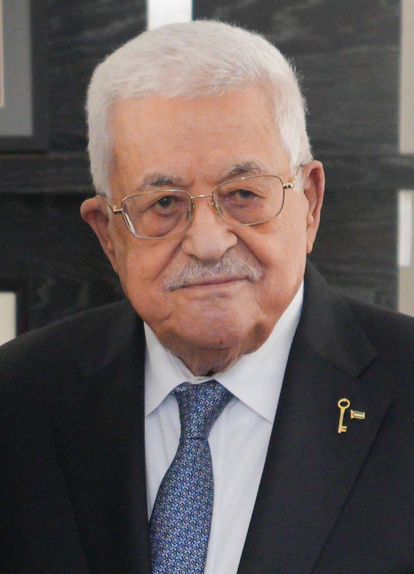 Mahmoud Abbas, president of the Palestinian Authority since 2005. His elected term expired in 2009 and no national election has been held since 2006, a fact that features prominently in criticism of Palestinian governance from Palestinians themselves.