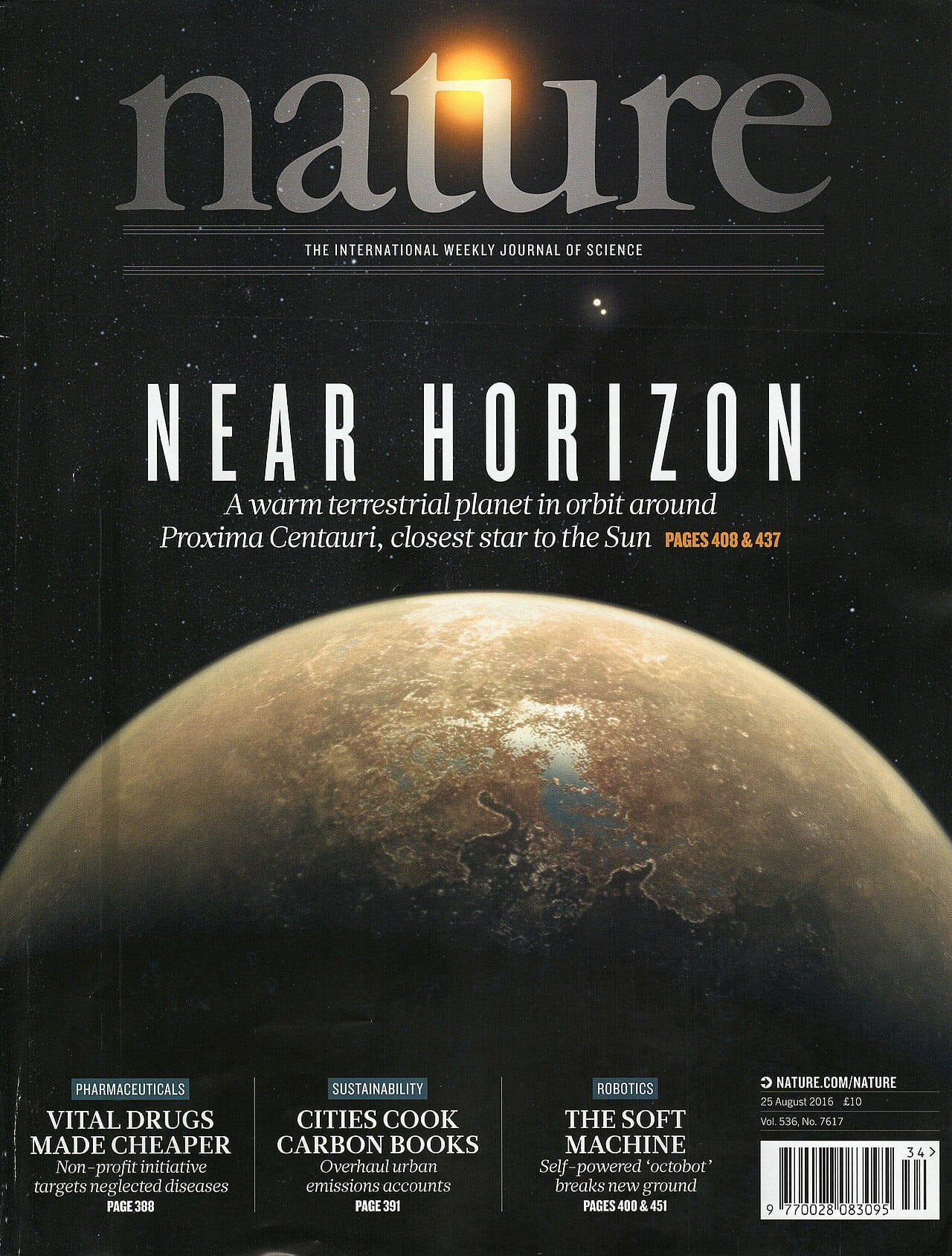 A journal cover. Prestige attaches to particular journals, which is why publication venue functions as a proxy for quality despite peer review being nominally the mechanism.