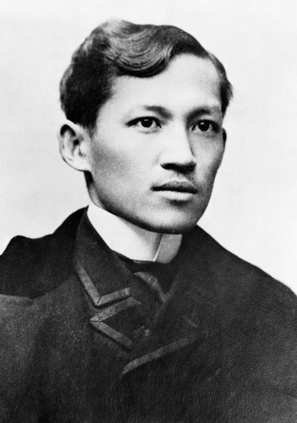 José Rizal, the writer and reformer whose novels exposed colonial abuses and inspired the movement for change. His execution by the Spanish in 1896 made him the national hero of the Philippines.