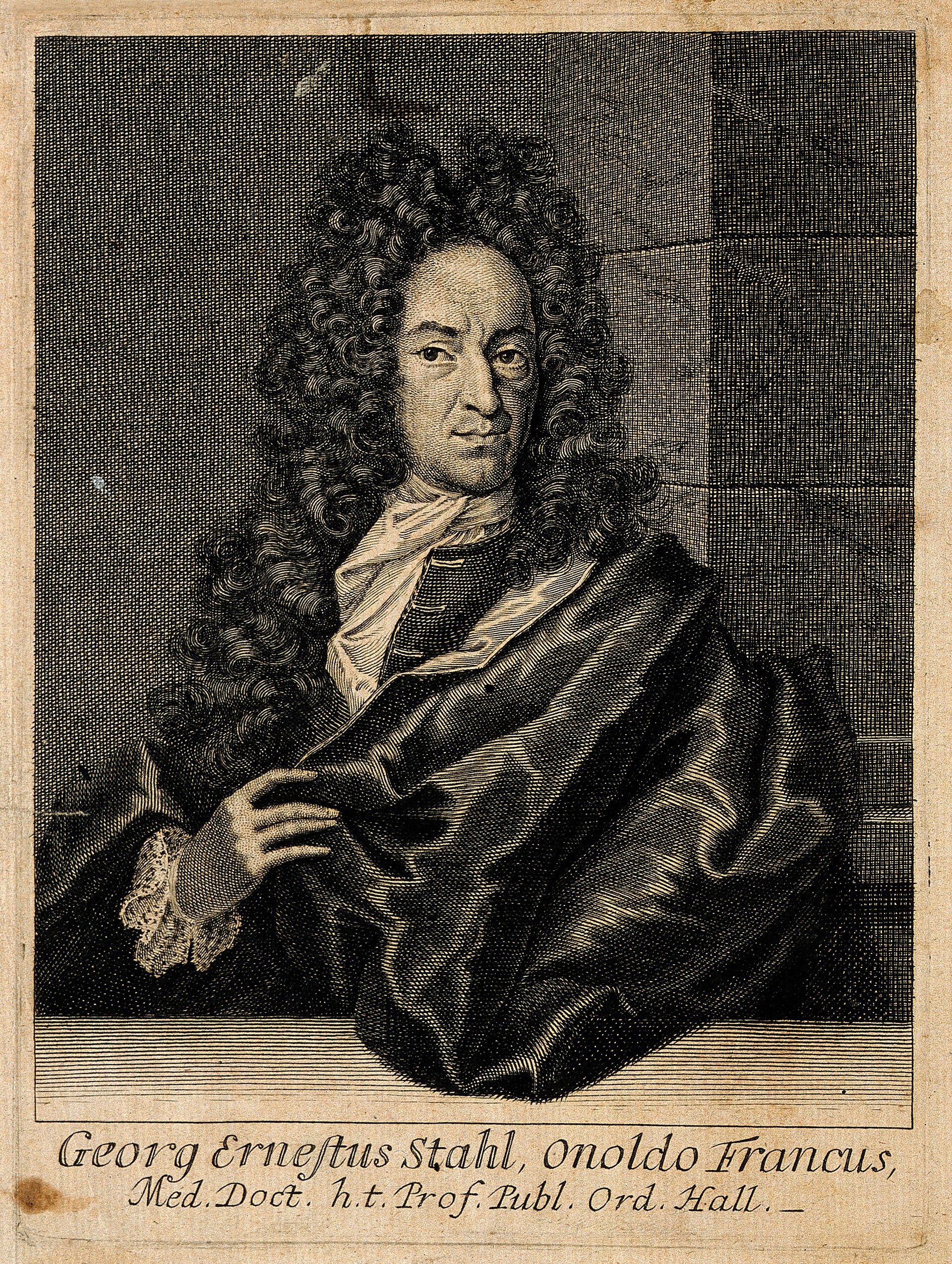 Georg Ernst Stahl, who developed phlogiston theory into a full system.
