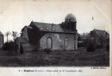 The observatory of Edmond Modeste Lescarbault, a country doctor whose 1859 report of a small body crossing the Sun was accepted by Le Verrier as a transit of Vulcan.