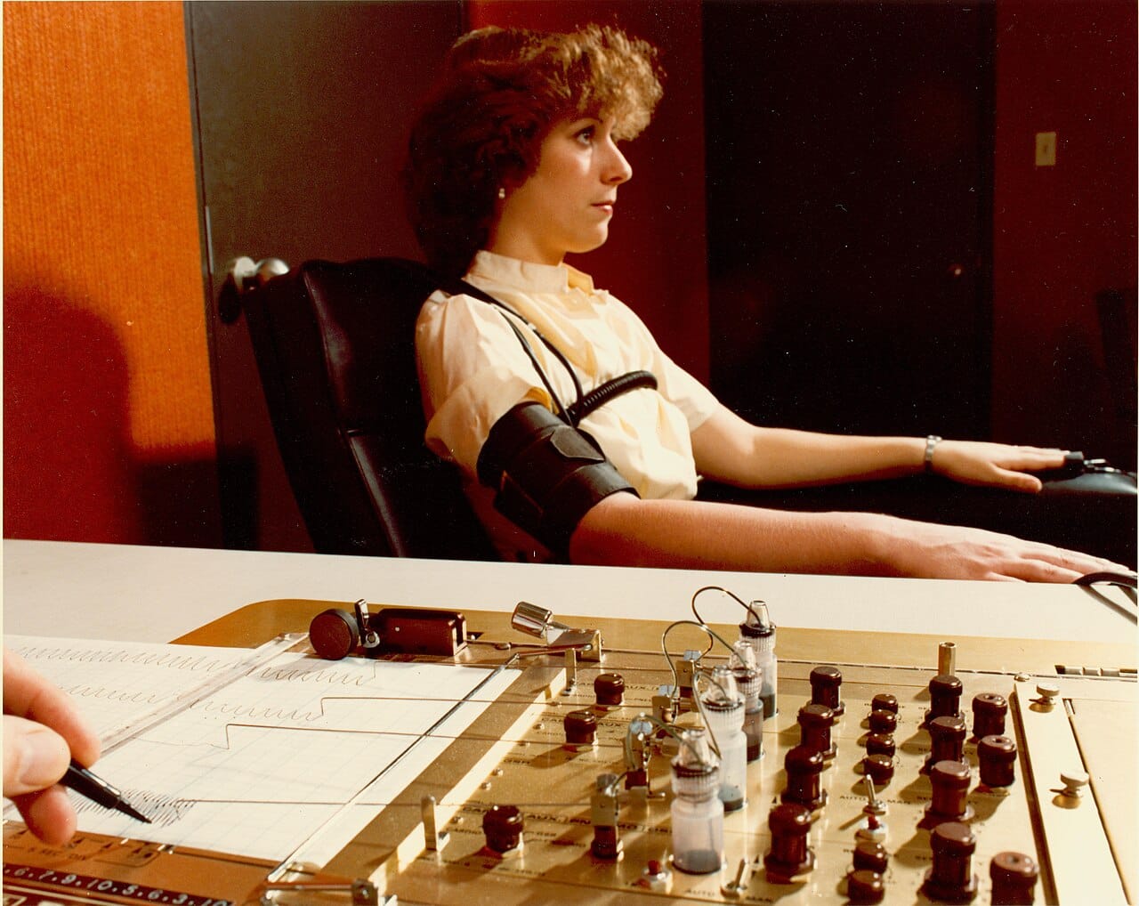 A polygraph examination conducted by the Federal Bureau of Investigation in the 1970s. The technique's institutional persistence has not tracked its scientific standing.