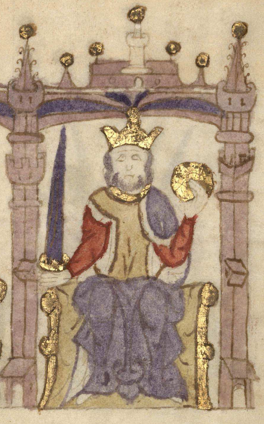 Afonso Henriques, the first king of Portugal, who won the country's independence in the twelfth century. The kingdom he founded has one of the oldest continuous borders of any nation in Europe.