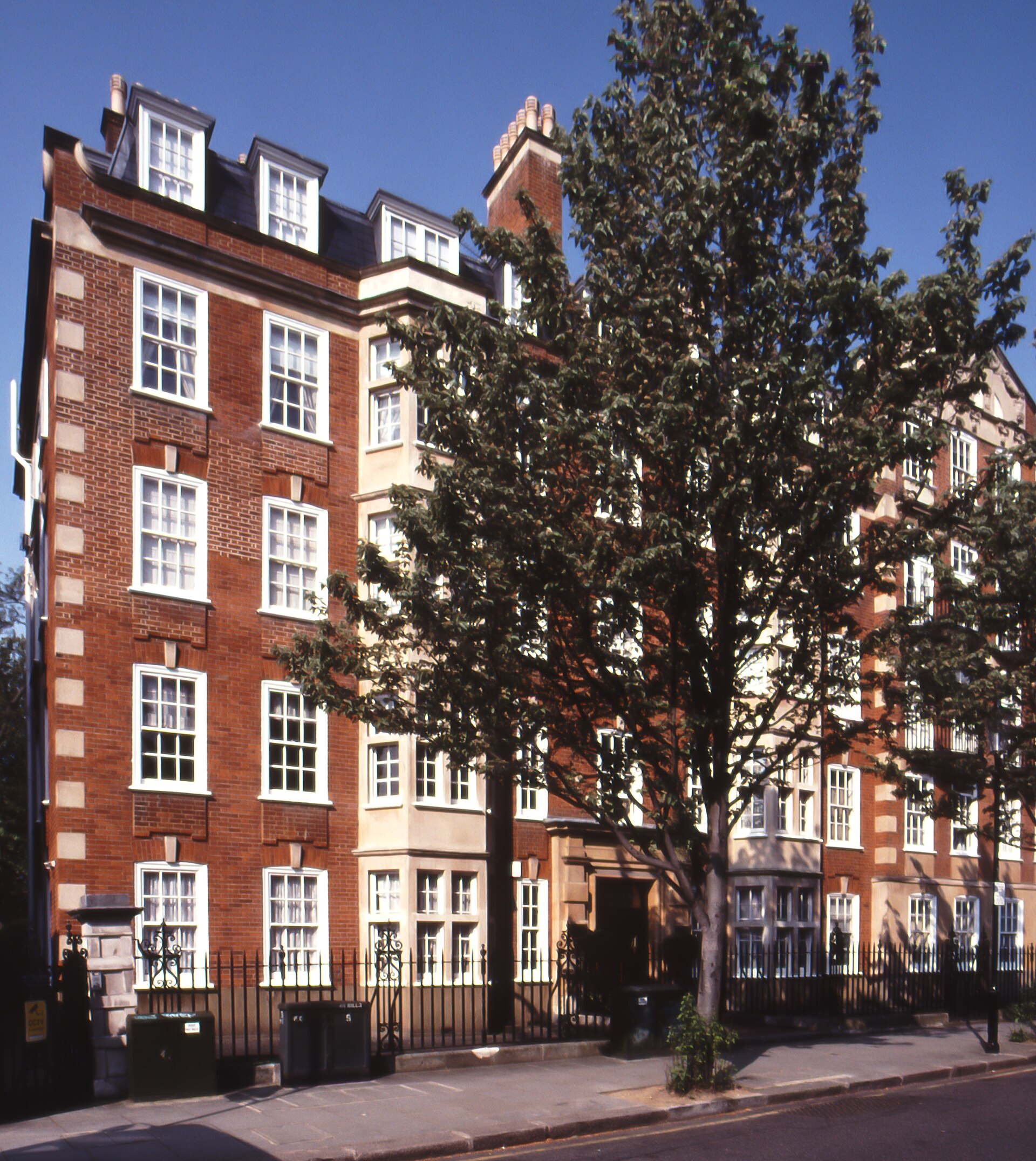 Coleherne Court in London, where Diana lived before her marriage.