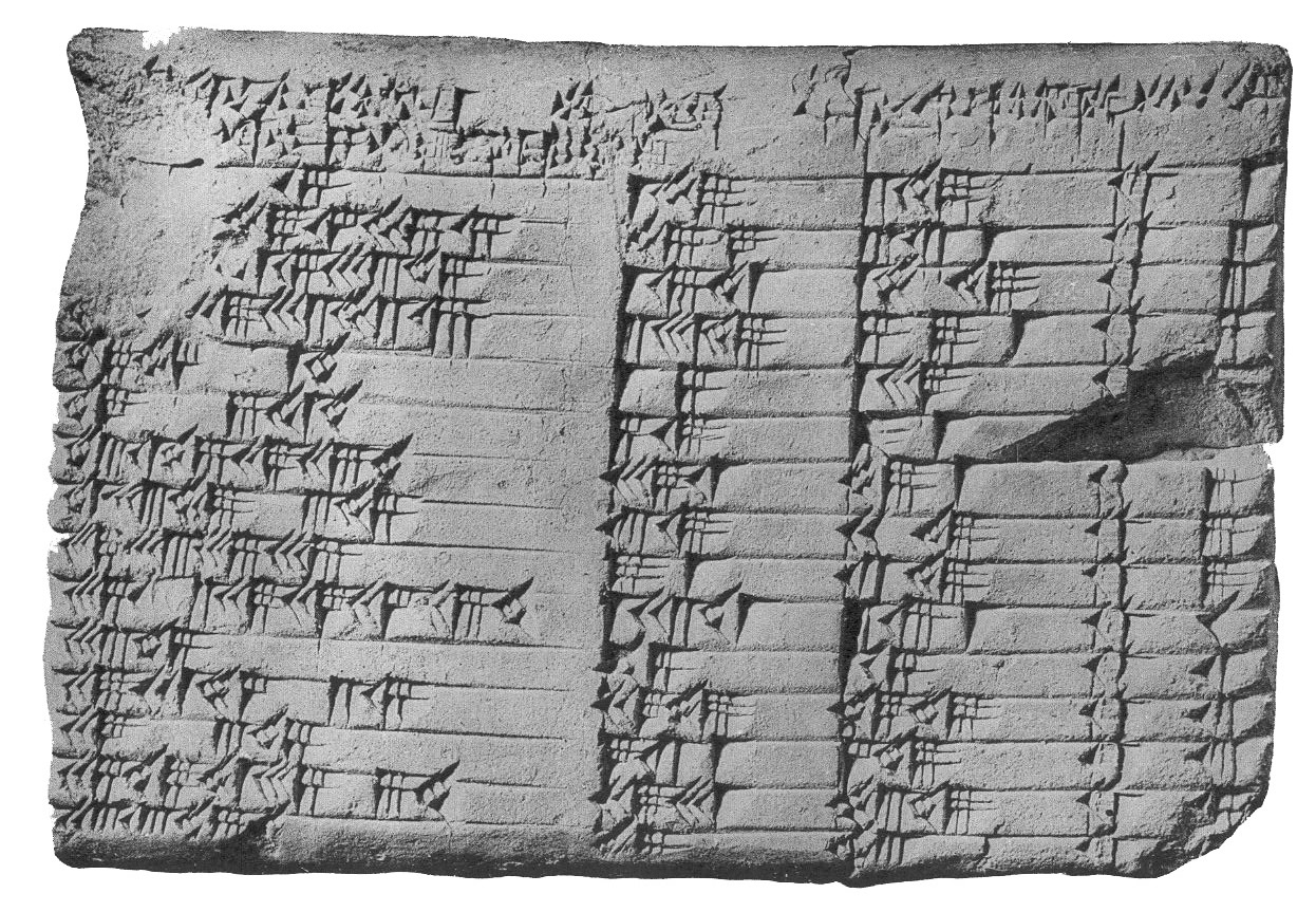 The Plimpton 322 tablet records Pythagorean triples known in Babylonian times.