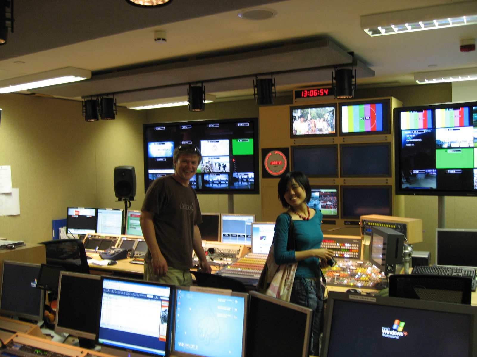 A control room of Al Jazeera, the international news network founded and funded by Qatar in 1996. Broadcasting worldwide, it has given the small state an outsized voice and has at times strained its relations with neighbouring governments.
