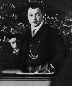 Wolfgang Pauli, who introduced a two-valued quantum number before spin had a physical interpretation and formulated the exclusion principle that follows from it.