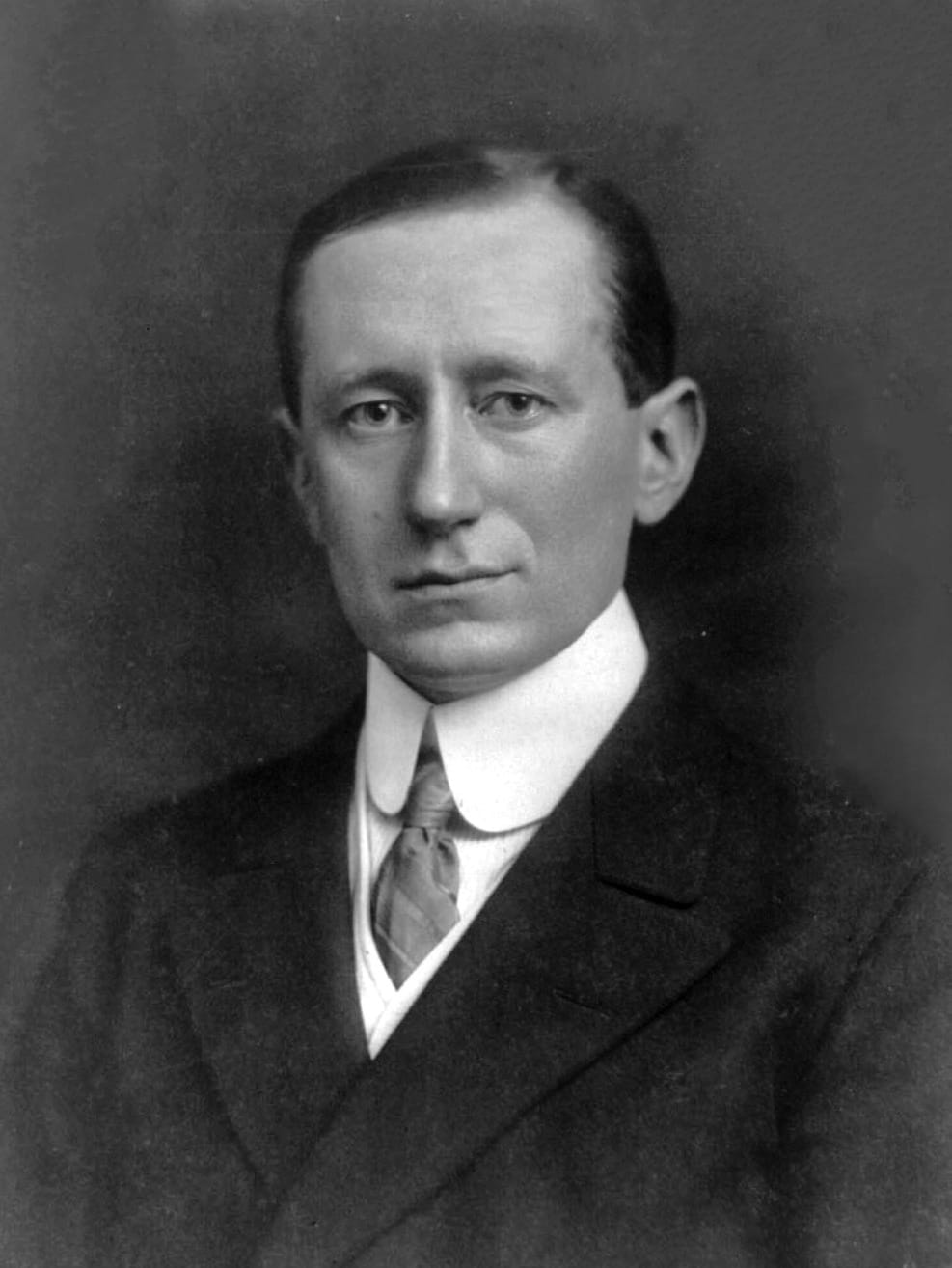 Guglielmo Marconi. His contribution was less the physics, which was known, than the engineering and commercial development of practical long-distance transmission.