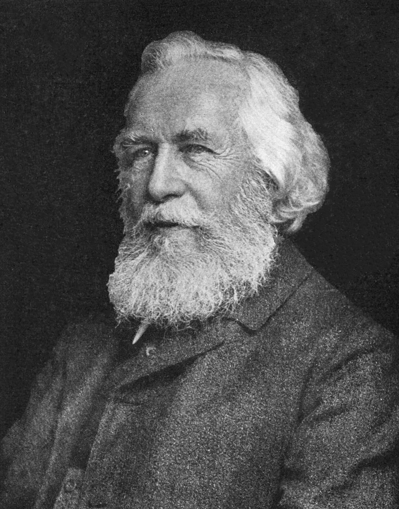 Ernst Haeckel, who formulated the biogenetic law in 1866 and promoted it for the rest of his career. He was among the most effective popularisers of evolution in Europe, which is why the slogan travelled so far.