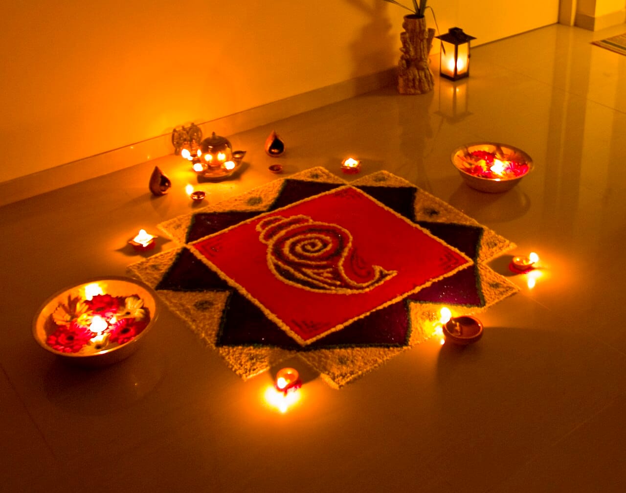 Diwali, the festival of lights. Light as a symbol of knowledge or good overcoming darkness recurs across unrelated traditions.