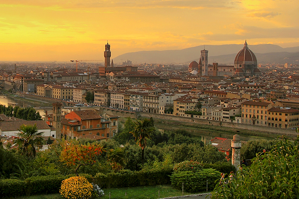 Florence, the Italian city where the Renaissance began.