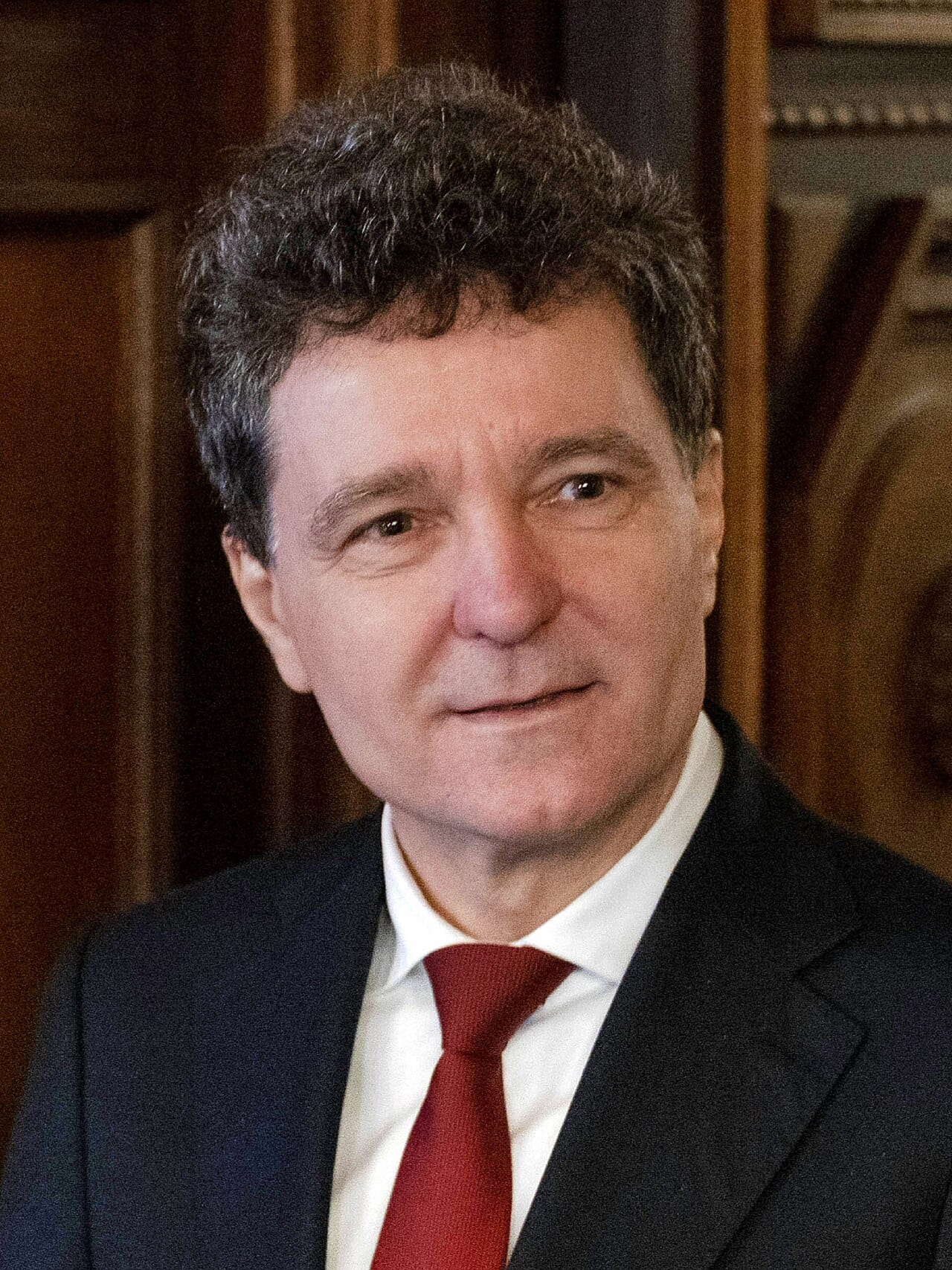 Nicusor Dan, elected president of Romania in 2025. A mathematician and former mayor of Bucharest, he won a pro-European mandate in a re-run election, after the previous vote was annulled amid alarm over a nationalist surge and foreign interference.