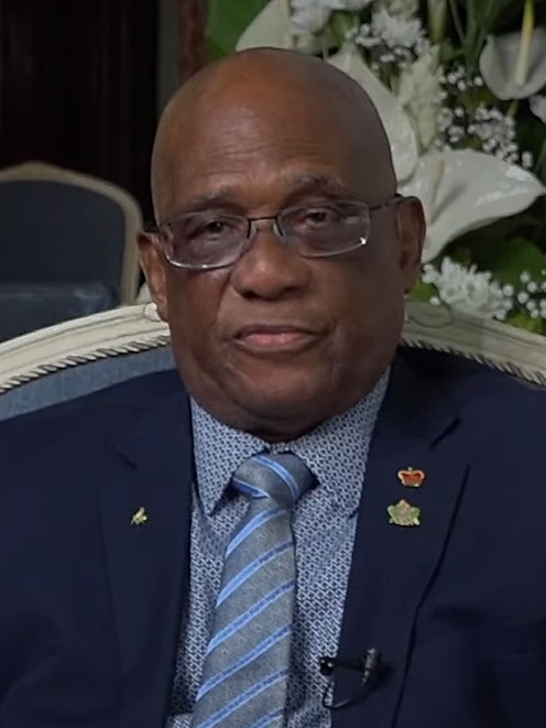 Sir Errol Charles, a former governor-general. The office represents the monarch in Saint Lucia, and its holder is appointed on the advice of the prime minister.