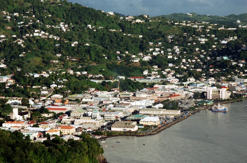 Kingstown, the capital, on the sheltered southwestern coast of Saint Vincent. Most of the country's population lives on the main island, with several thousand more in the Grenadines.