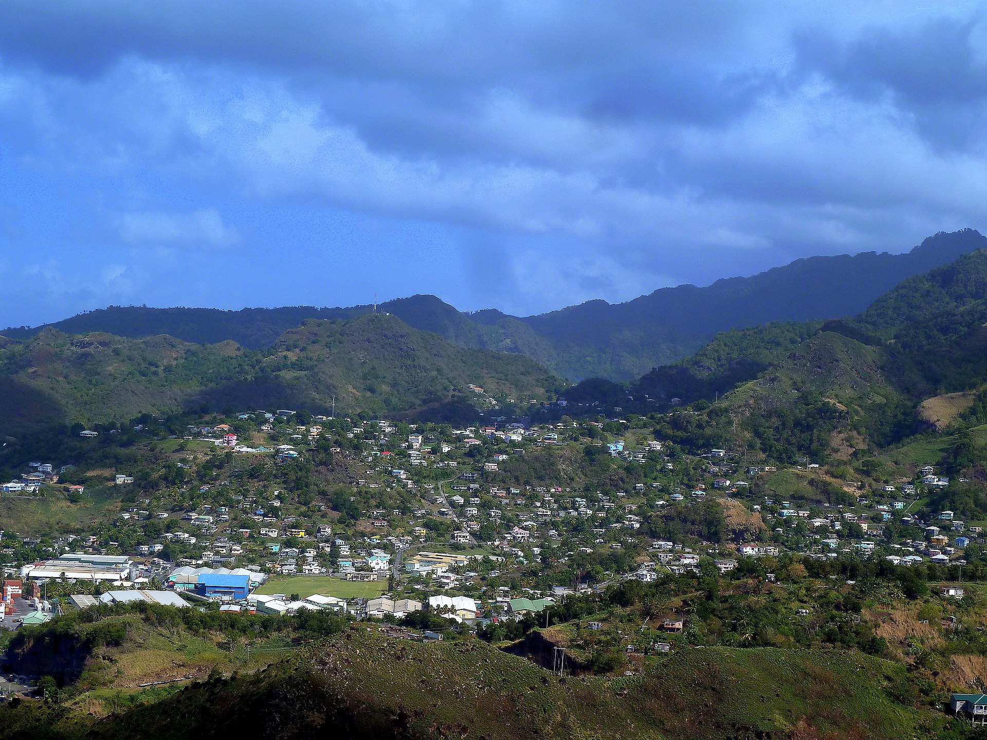 Campden Park on Saint Vincent, on the lush, volcanic main island of the nation. Credit: giggel (CC BY 3.0).