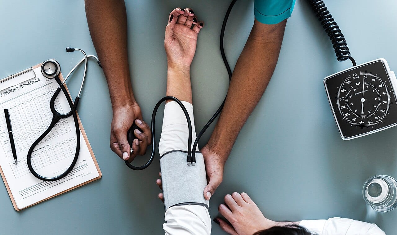Blood pressure measurement. The link from blood pressure to stroke and heart disease is not disputed; the argument is over whether population salt reduction moves hard outcomes enough to matter.