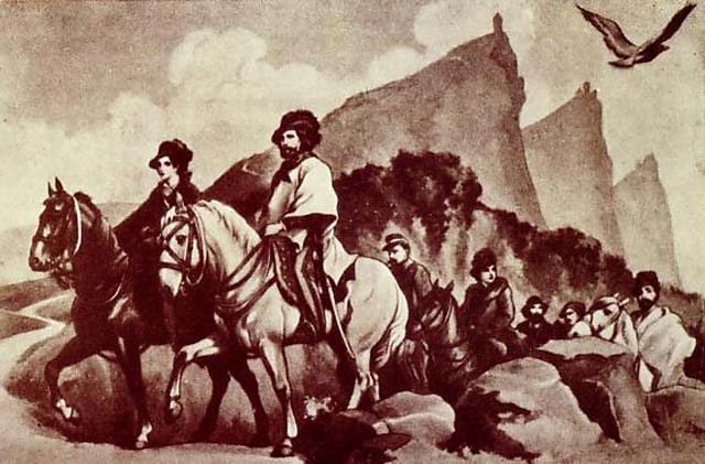 Giuseppe Garibaldi, the Italian patriot, who in 1849 found refuge in the independent republic of San Marino. Credit: Unknown (Public domain).