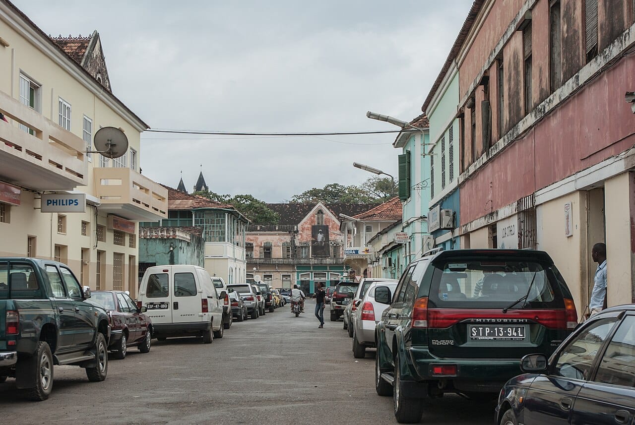 The capital, São Tomé, a small port town of colonial buildings on the island of the same name. Home to much of the country's tiny population, it is the heart of one of the smallest and least-visited nations in Africa.
