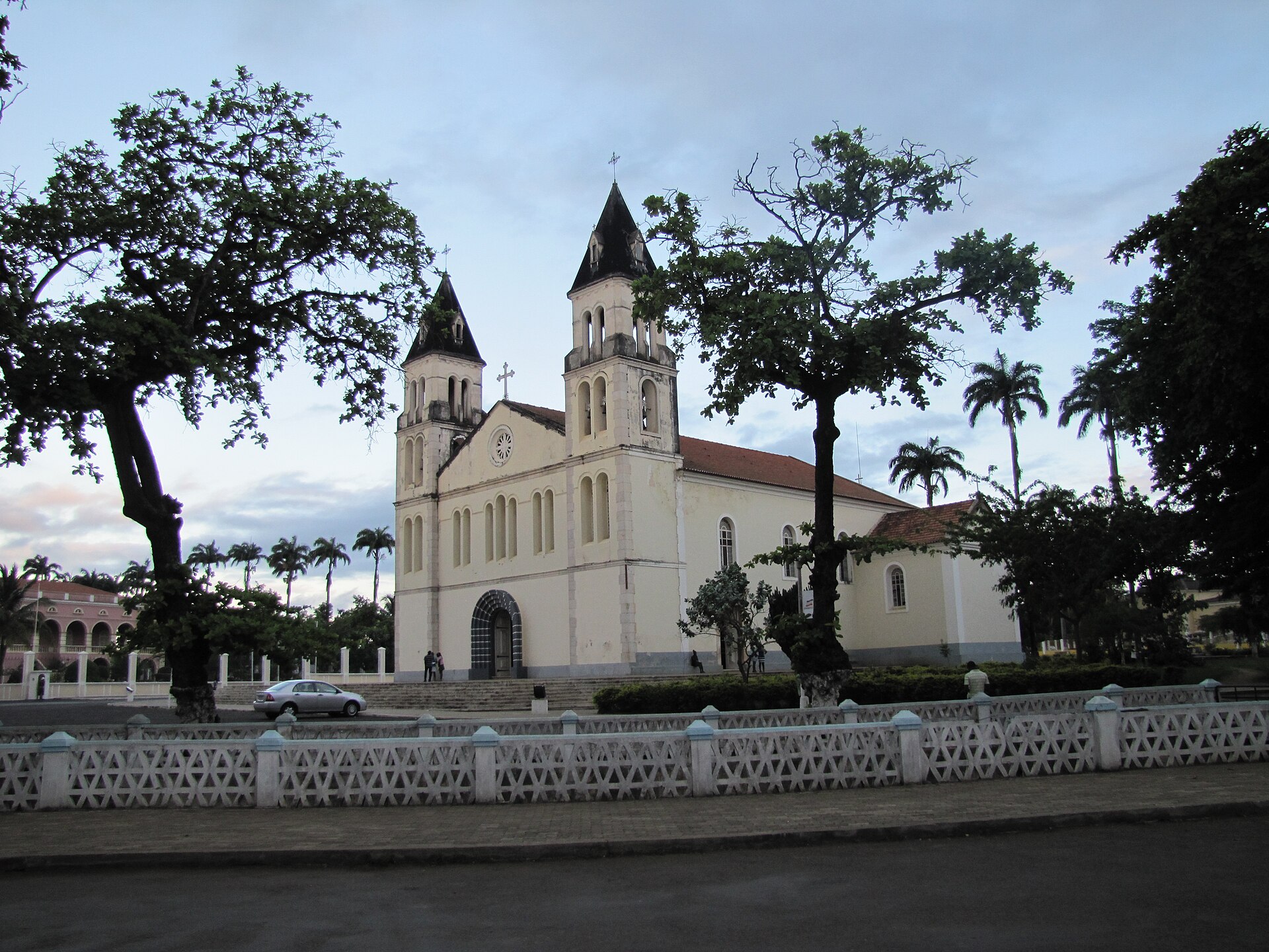 The Our Lady of Grace Cathedral in the capital, São Tomé. Roman Catholicism, brought by Portugal, is woven through island life, its churches and festivals central to a strongly Catholic Creole culture.
