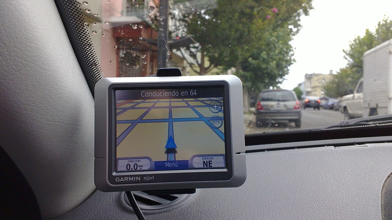 A consumer navigation receiver. Selective availability, which degraded civilian accuracy deliberately, was switched off in 2000 and improved it roughly tenfold overnight.