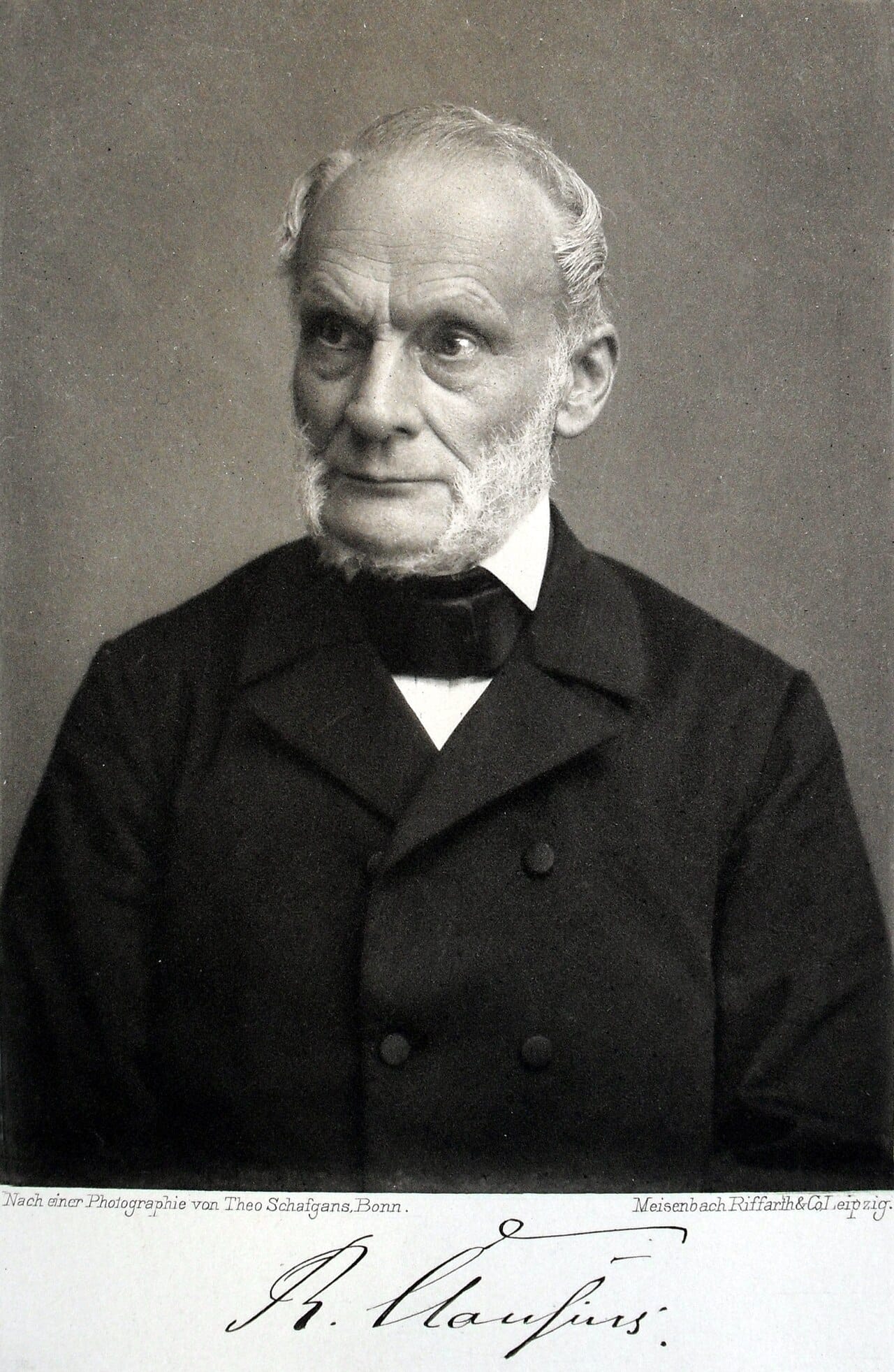 Rudolf Clausius, who introduced the concept of entropy in 1865 and gave the law its first precise statement.
