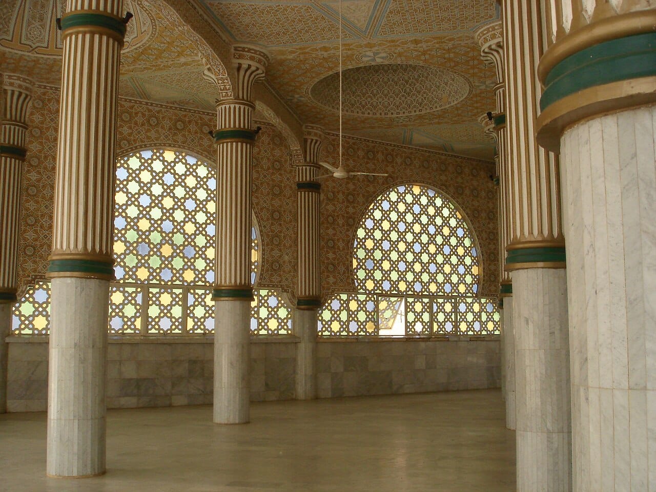 The Great Mosque of Touba, the vast holy city of the Mouride Sufi brotherhood. Each year it draws millions of pilgrims, a striking expression of the powerful Sufi brotherhoods that shape religious and social life in Senegal.