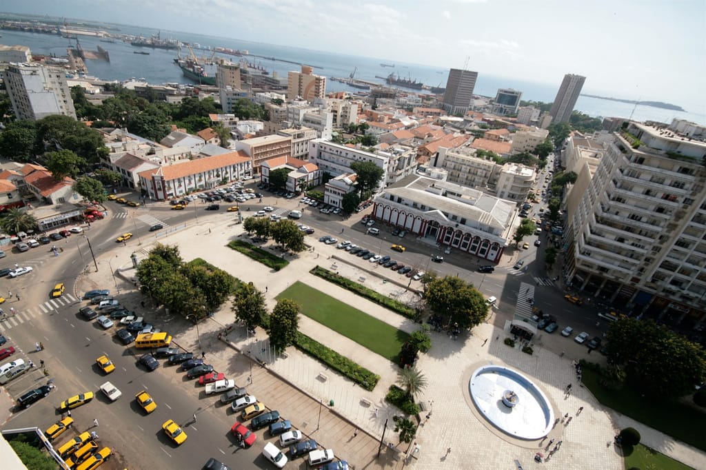 The city of Dakar, the capital of Senegal, on a peninsula at the westernmost tip of mainland Africa. A lively, fast-growing metropolis on the Atlantic, it is the political, cultural, and economic heart of the nation.