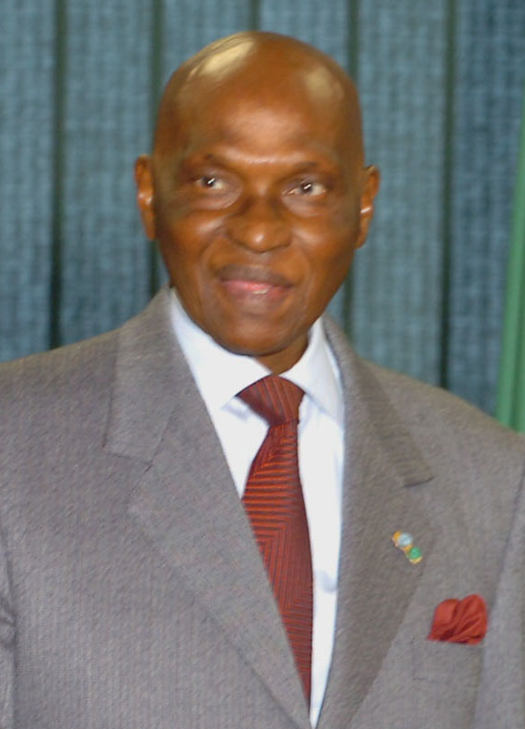Abdoulaye Wade, president of Senegal from 2000 to 2012. His election marked the country's first peaceful transfer of power to the opposition, part of a democratic tradition rare in the region.