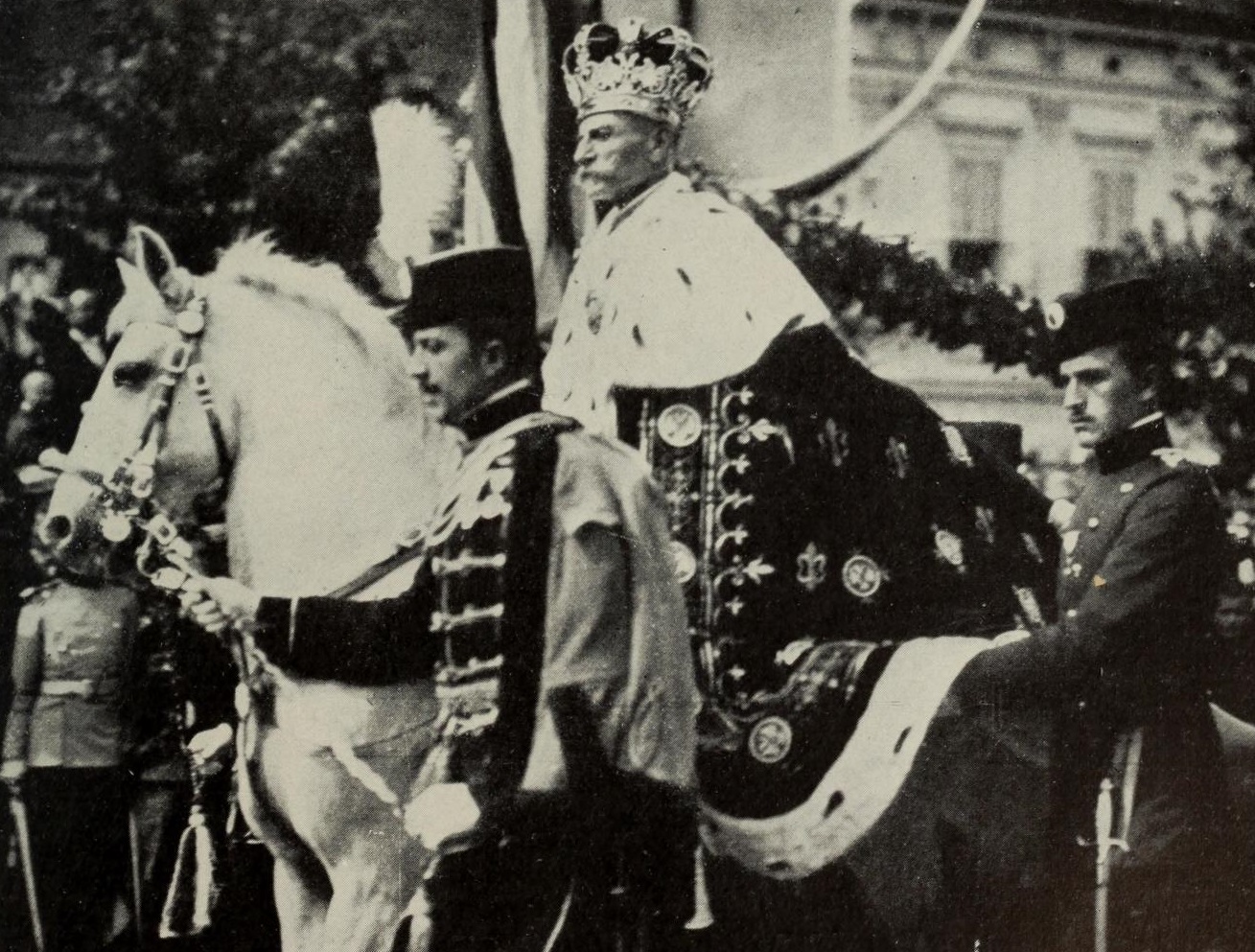 King Peter the First of Serbia, who led the nation through the First World War. Serbia's central part in the origins of that war, and its terrible losses in it, made it the core of the Yugoslav state created afterwards.