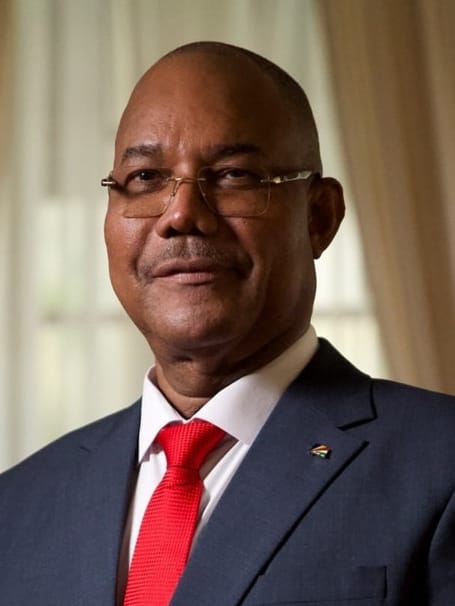 Patrick Herminie, president since October 2025. He defeated the incumbent Wavel Ramkalawan in a runoff with 52.7 per cent of the vote, returning United Seychelles to power after five years in opposition.