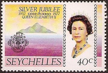 A Seychelles stamp of 1977, the year a coup brought France-Albert Rene to power for what would be twenty-seven years, first as a one-party socialist state and then as an elected president after 1993.