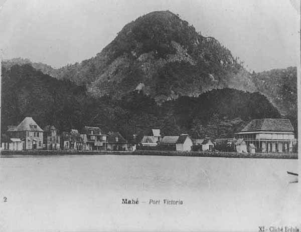 Victoria, the capital of Seychelles, one of the smallest capital cities in the world, in the early twentieth century. Credit: Unknown authorUnknown author (Public domain).