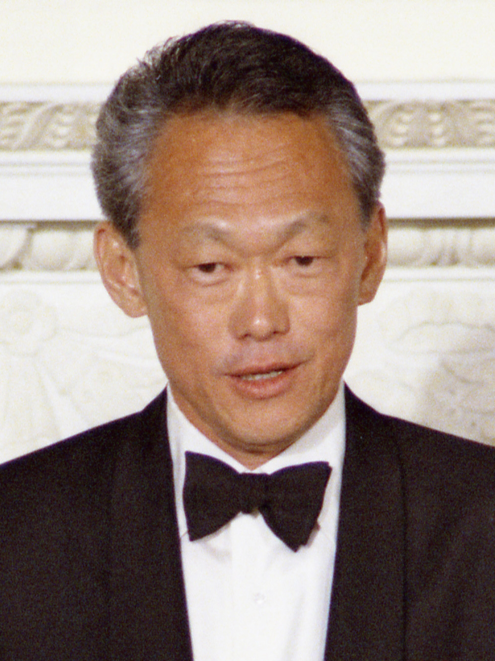 Lee Kuan Yew, the founding prime minister who led Singapore's transformation from poor port to global metropolis. Credit: White House Photographic Office. 1974-1977 (Public domain).