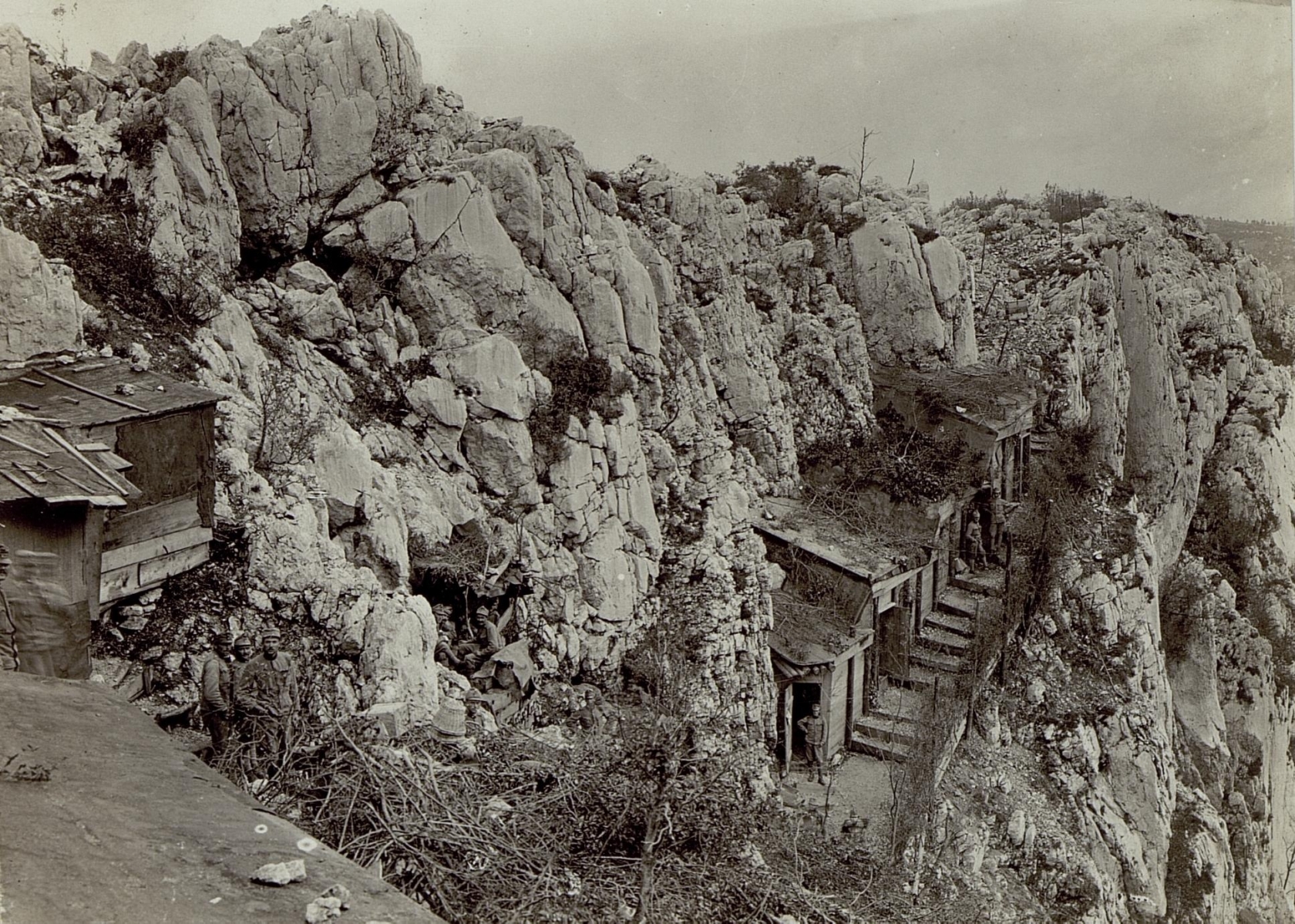 The Battles of the Isonzo of the First World War were fought in the rugged mountains of what is now Slovenia. Credit: 16. Korpskommando (Public domain).