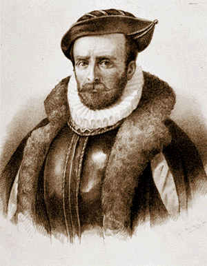 Alvaro de Mendana, the Spanish explorer who reached the islands in 1568 and named them after King Solomon. Credit: Unknown authorUnknown author (Public domain).