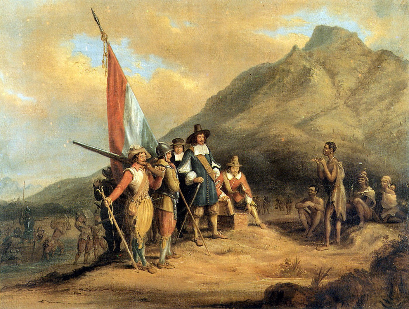 Jan van Riebeeck, who founded the Dutch settlement at the Cape in 1652, the seed of European colonisation.