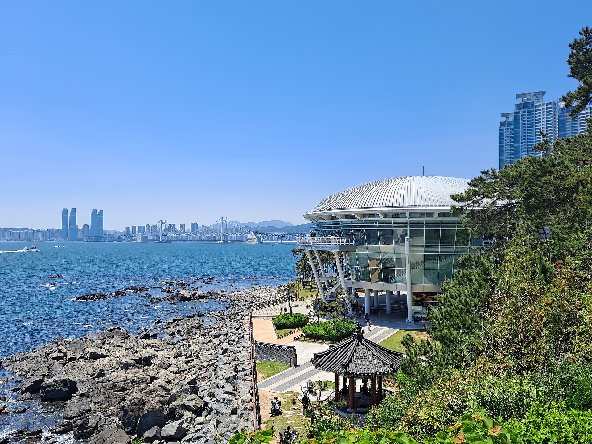 Busan, South Korea's second city and largest port, on the southern coast. A major shipping and industrial hub, it hosts an internationally known film festival.