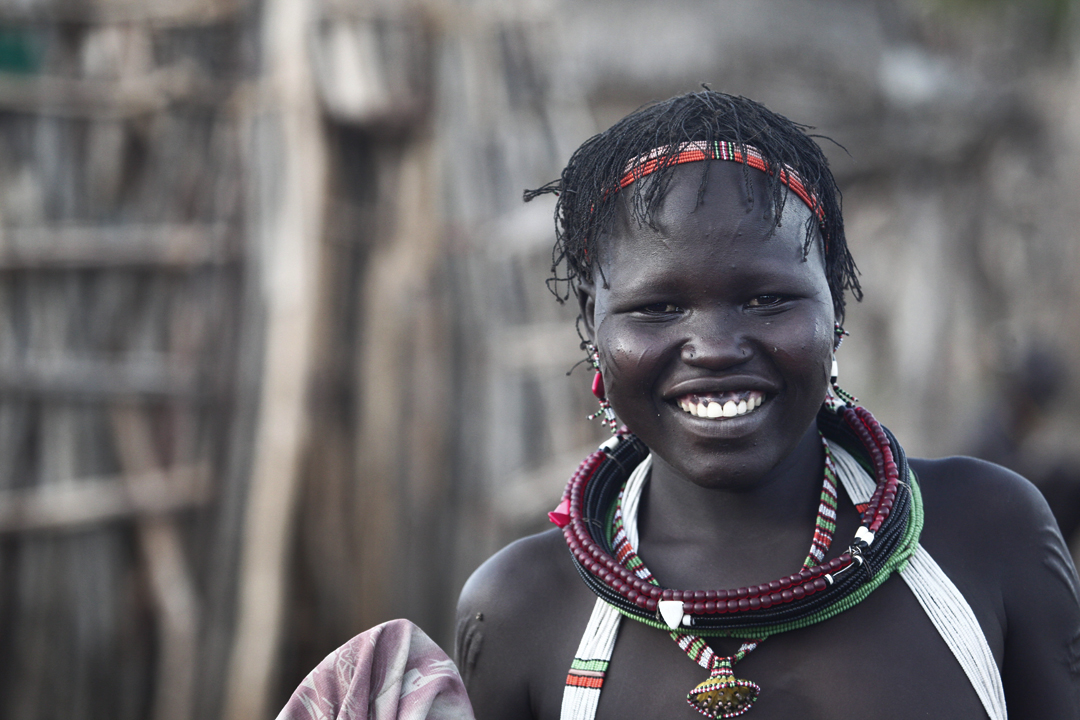 A young South Sudanese girl in traditional dress, in the world's newest internationally recognised country. Credit: Steve Evans (CC BY 2.0).