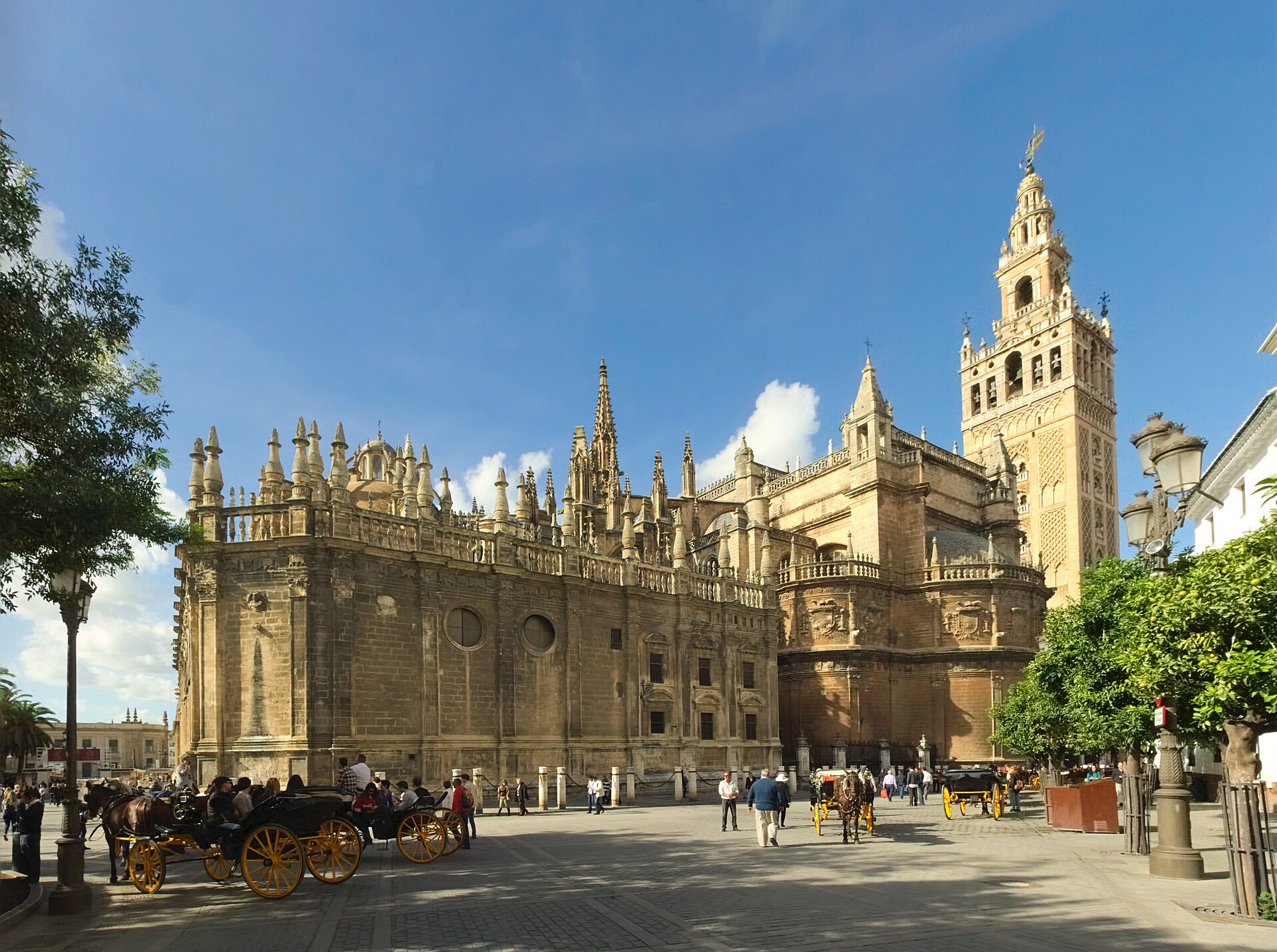 Seville, the historic capital of Andalusia. A centre of flamenco, festival, and Moorish and colonial architecture, it captures the warmth and culture of southern Spain.