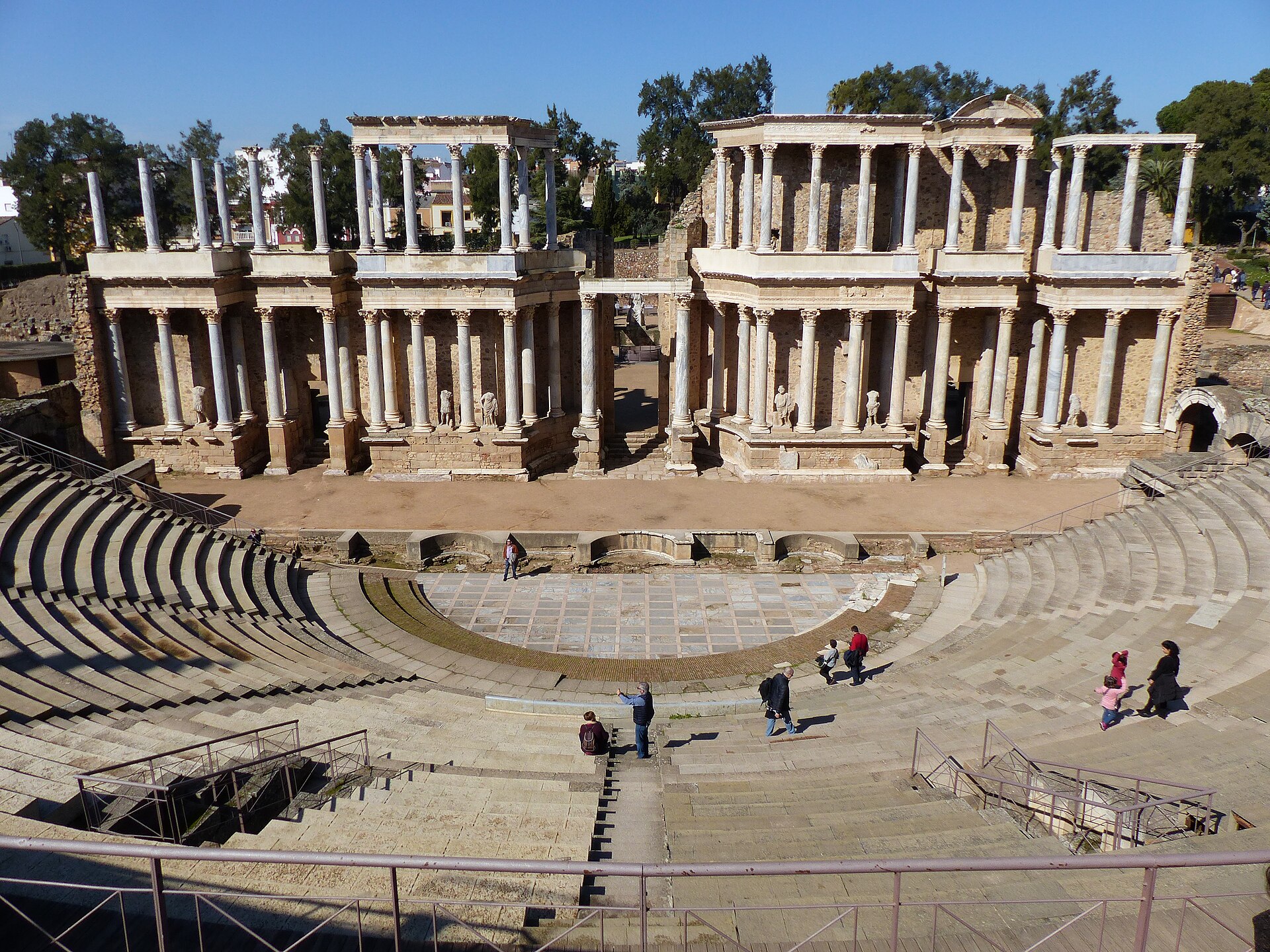 The Roman theatre at Merida, a relic of the centuries when Spain was the Roman province of Hispania. Credit: Benjamín Núñez González (CC BY-SA 4.0).