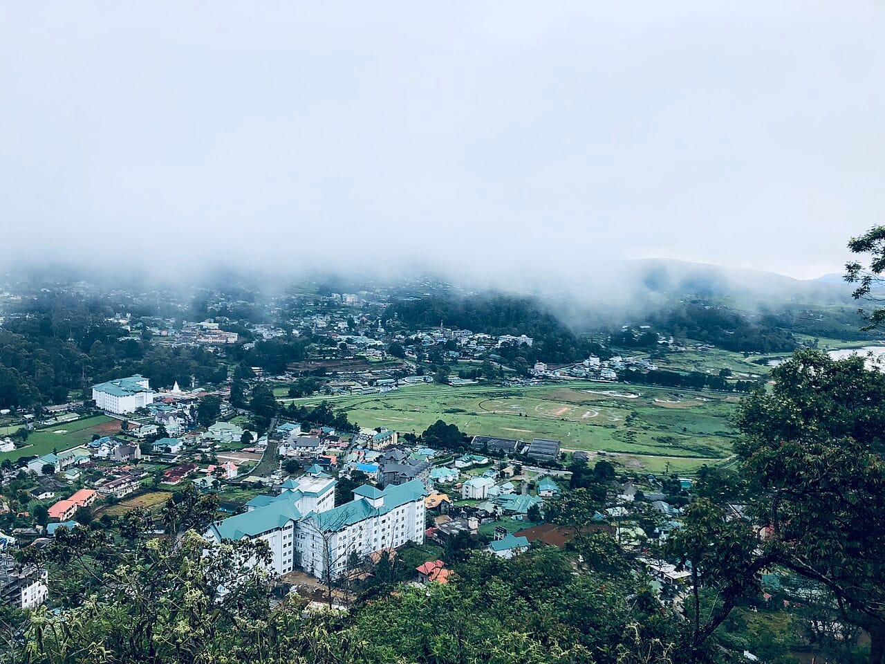 The cool, misty highlands around Nuwara Eliya, in the central hills. Their temperate climate, so unlike the tropical lowlands, made this the heart of the island's famous tea country under British rule.