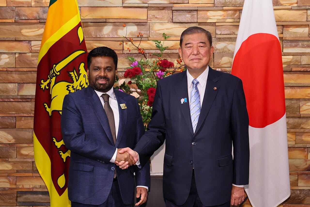 President Anura Kumara Dissanayake, left, elected in 2024. An outsider from a left-leaning alliance, he rose to power after the economic crisis of 2022 discredited the established parties and dynasties that had long ruled Sri Lanka.