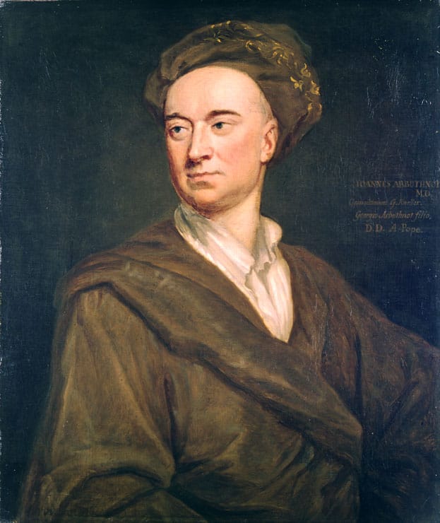John Arbuthnot, whose 1710 analysis of London christening records is often cited as the first significance test, well before the machinery had a name.