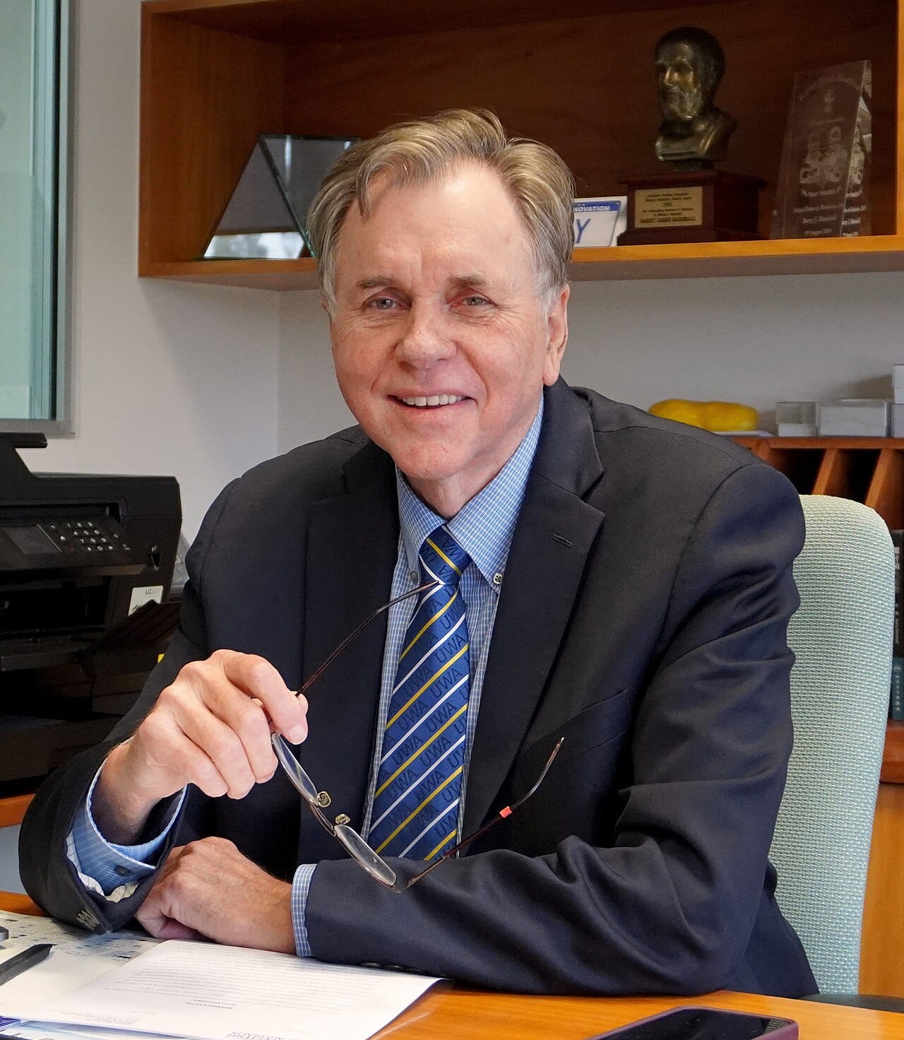 Barry Marshall, who with Robin Warren identified the bacterium and established its role. They shared the 2005 Nobel Prize in Physiology or Medicine.