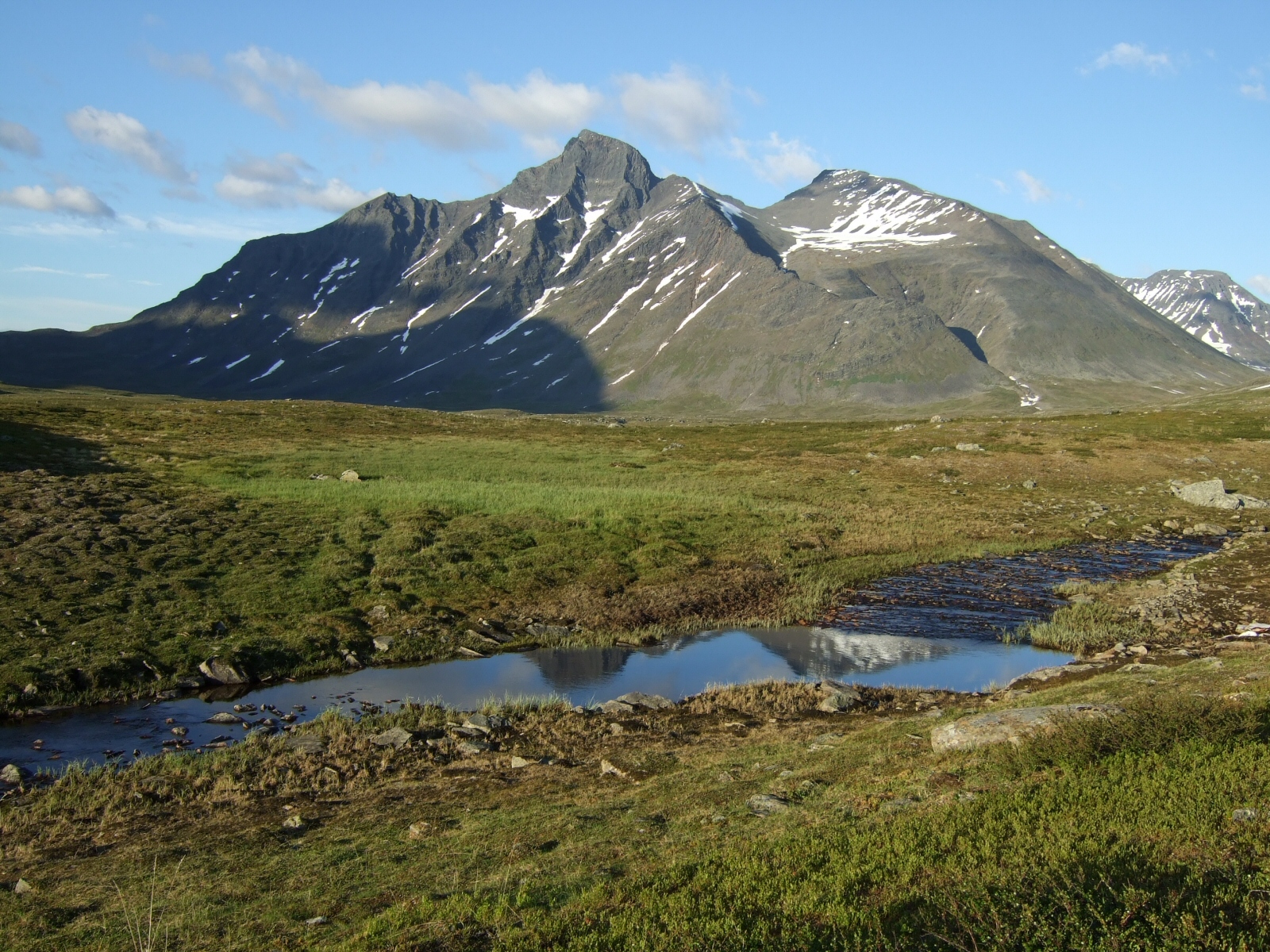 The wild mountains of Sarek National Park in the far north, part of one of Europe's largest tracts of untouched wilderness.
