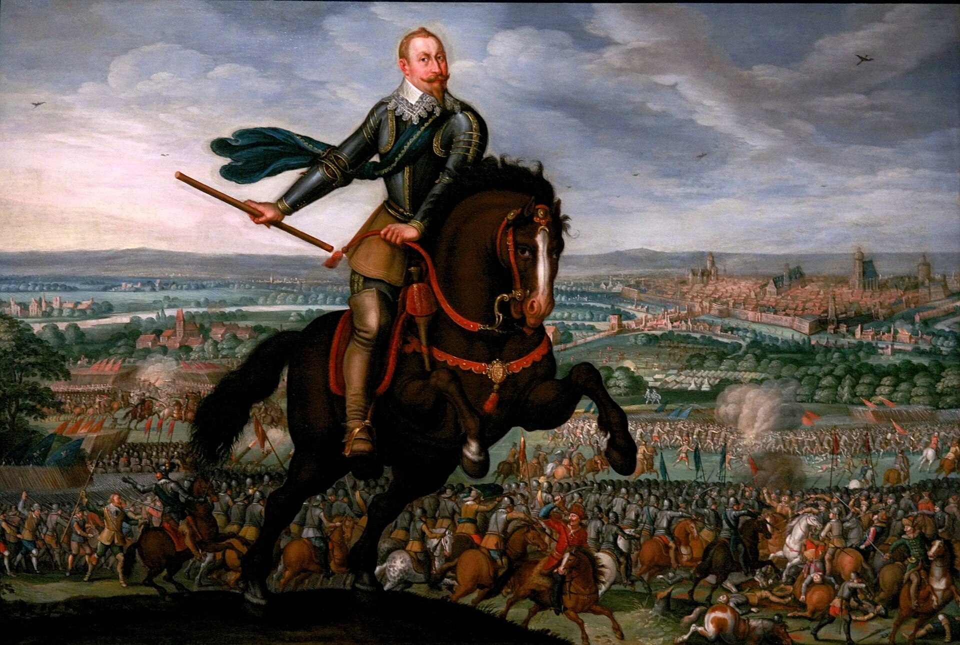 King Gustavus Adolphus at the Battle of Breitenfeld in 1631, when Sweden was a great European power. Credit: Johann Jakob Walter (Public domain).