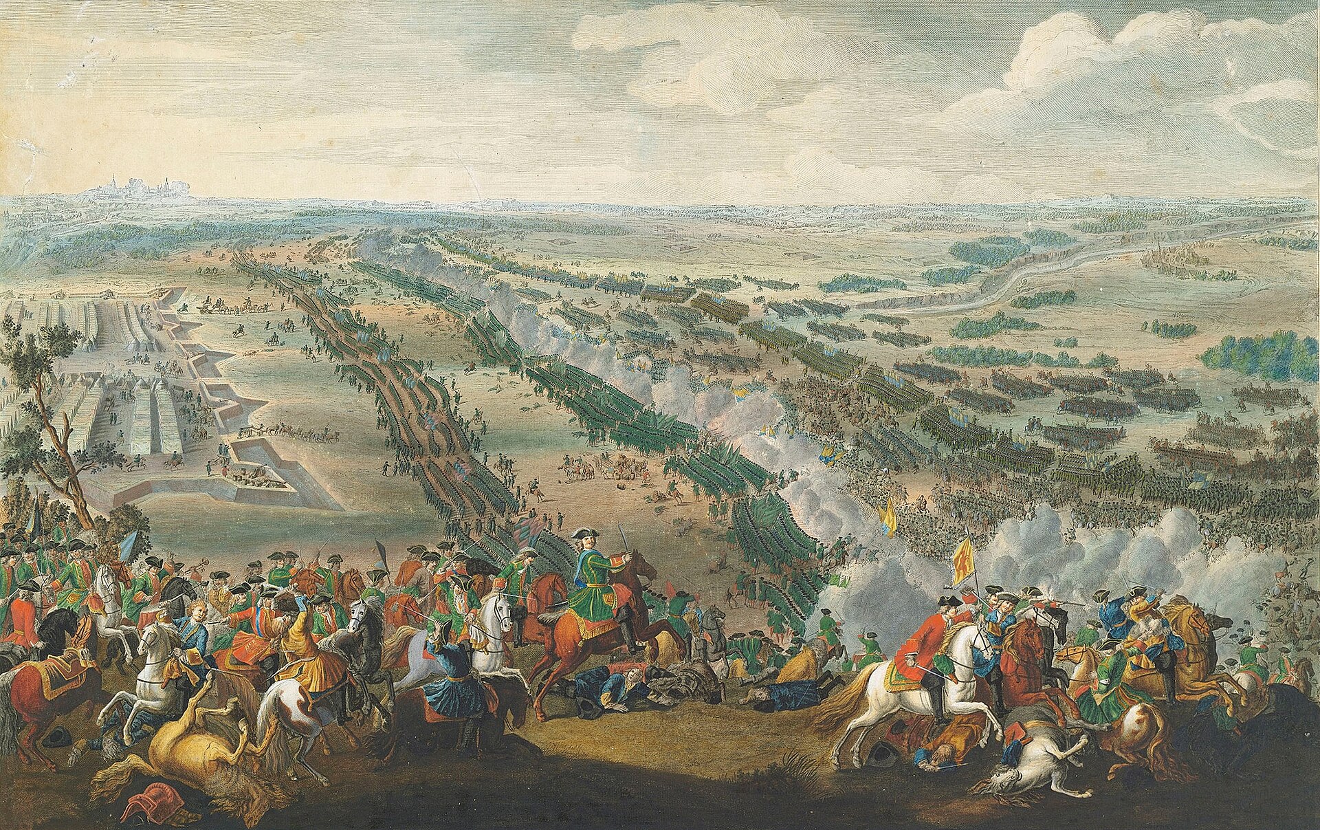 The Battle of Poltava in 1709, the defeat that ended Sweden's age of empire.