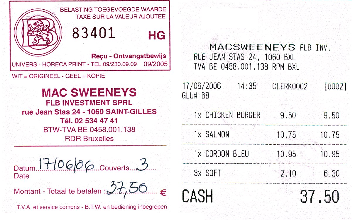 Value added tax collected through the production chain. Because each business claims credit for tax already paid, the design creates a paper trail that makes evasion difficult.