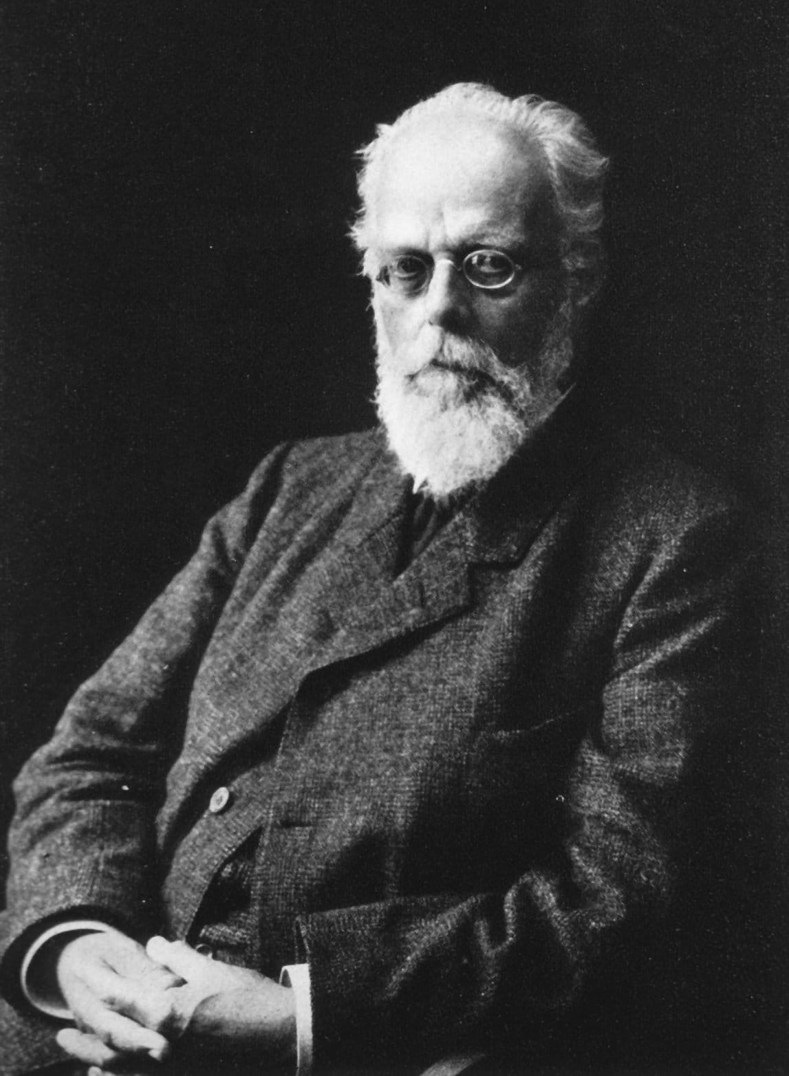August Weismann, whose separation of germ line from body explained why a previous mate cannot influence later offspring, and why acquired characteristics are not inherited.